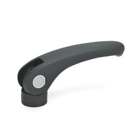 Otto Ganter Clamping Lever with Eccentrical Cam with Internal Thread Plastic, GN 926.1